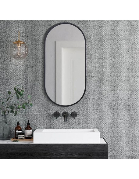 Scandinavian style bathroom mirror two round wall mounted bathroom wall mounted aluminium mirror