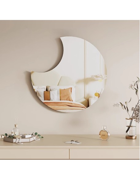Wall-mounted smart light vanity mirror with lights girls bedroom desktop desktop Netflix girl heart dressing table mirror