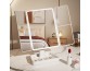 Mirror cosmetic mirror with lights desktop desktop standable folding household magnifying combing beauty mirror