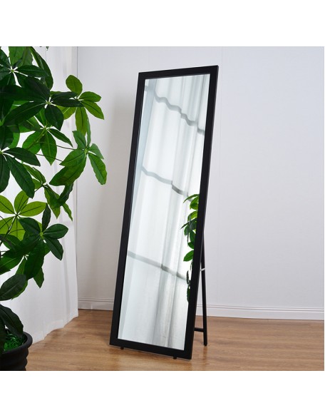 Dressing Mirror Vertical Mirror Wooden Home Bedroom Trial Mirror Full Body Mirror Floor Mirror