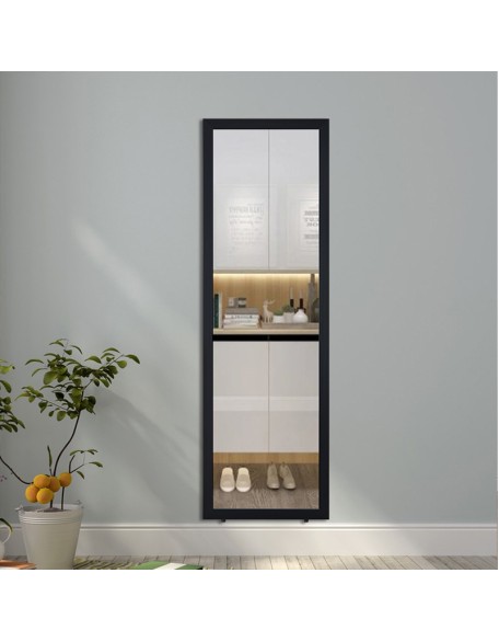 Dressing Mirror Vertical Mirror Wooden Home Bedroom Trial Mirror Full Body Mirror Floor Mirror