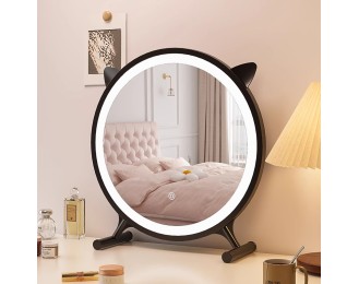 Desktop smart light vanity mirror home bedroom dressing table mirror desktop vanity mirror