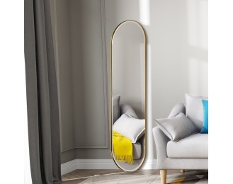 Home wall-mounted full-body mirror floor mirror light luxury large size mirror bedroom fitting mirror